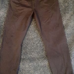 These are high rise spandex tights 7/8 length